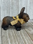 Vintage Anri Style Carved Skye Terrier Italy