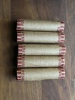 5 Wheat Cent Rolls 250 Coins Mixed Dates 1909 To 1958 Unsearched Pennies