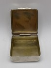 Lovely Sterling Silver Box W gold Wash And Monogram