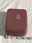 Vtg 1984 Royal Haeger Gloss Mauve 5 5    Ceramic Pedestal Stand Riser 3290 W Label