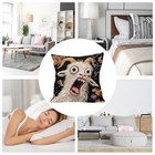 Screaming Goat Couch Pillow Cover Cushion Case 18x18 Inch Soft Pillow Cover