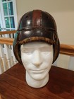 Ken Wel 1930 s  1940 s Leather Football Helmet 757 Perfect Cloth Label Nice 