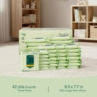 Purcomfy Baby Wipes Travel Pack 42 Count Portable Wet Wipes