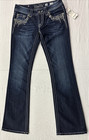 Miss Me Womens Bootcut Jeans Dk133 Dark Blue Size 28 New W tags  113 Je5682b2l