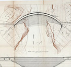 1903 Roosevelt Dam Plans - Arizona Salt River Project Map Original