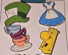 Disney Pins Alice In Wonderland Flair Card 4 Pin Set