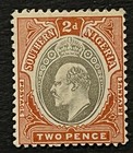 Travelstamps   Southern Nigeria Stamps Sg 17 - Two Pence Kevii Mint Mogh  signed