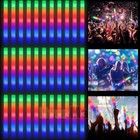 Lot Led Foam Sticks Flashing Multicolor Glow In Dark White Batons Light Concert