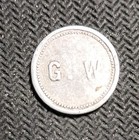 G  W    Co  Drugs -  good For 5 Cent In Trade  Vintage   5 Coin Token