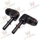 2pcs 8an Male To 5 16  Sae Quick Disconnect Male 90   Push On Efi Adapter Fitting