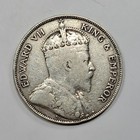 1907 British Honduras Silver 50 Cents Tougher Date Silver Type Coin  v159