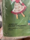 Vintage Bucilla Christmas Needlecraft Nutcracker  Sweet Ornament Kit New In Pkg