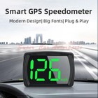 Gps Digital Speedometer Car Truck Motorcycle Head Up Display Odometer Hud Mph    
