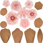 28 Pcs Paper Flowers Template Kit Diy Paper Flower Decorations For Wall Rose 