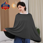 Nursing Cover For Breastfeeding  360  full Coverage Nursing Poncho  Rayon Soft  