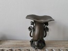 Antique 19th Century Japanese Meiji Period Bronze Vase 