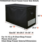 Chest Deep Freezer Cover For 14-16 Cu Ft Chest Deep Freezer Waterp   
