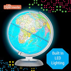 Illuminated Globes For Kids - 8    Light Up World Globe With Stand  Gift Ideas For