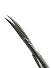 4 5  Iris Scissors Curved With Tungsten Carbide Inserts Serrated - German Steel