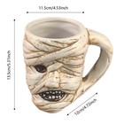 Monster Head Mummy Weirdo Ceramic Mug Strapped Coffee Tea Home Drinking Cup