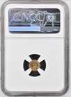 King Grade Ngc Ms68 1858 California Fractional Gold Indian Bear  2b Best In Show