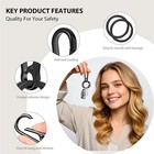 4pcs Metal Keychain Clip Hook Keychain Keyring Key Chain Ring Clip Holder For Ca