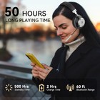 Wantek Wireless Headset With Microphone Usb-dong Bluetooth Earphone For Pc phone