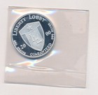 2000 Liberty Lobby 1 One Troy Ounce 999 Silver Round Medallion Jefferson