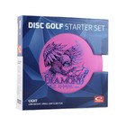 Latitude 64 Disc Golf Light Starter Set Box - 3 Discs - Diamond  Pearl  Ruby
