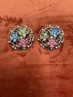 Vintage 1954 Trifari Fragonard Earrings By Alfred Philippe