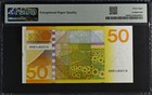 Netherlands Nederlandsche Bank 50 Gulden 1982 P 96 Unc Pmg 68 Epq 3rd Top Pop