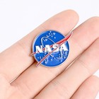 Nasa Meatball Logo Enamel Pin Badge   Space Collectible Lapel Hat Pin