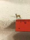Vintage Teeny Tiny Dollhouse  Railroad  Diorama Miniature Boxer  Dog 