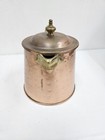 Vintage Copper Coffee Twisted Brass Handle Colonial Virginia Hampton Va Handmade