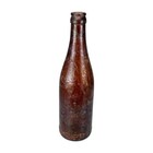 Antique Arnholt   Schaefer Brewing Co Amber Glass Brewery Beer Bottle