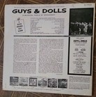 Vintage Guys   Dolls - The Original Cast Album Vinyl Lp  decca Records 