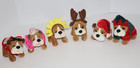 Russ Zelda Wisdom Bulldog Stuffed Dog Plush Lot Of 6 W  Costumes Outfits
