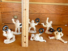 Michelin Tire Men  6 Piece Set Cast Iron Or Wall Plaque Rustic Finish