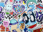 2000 Random Bulk Sticker Bomb Lot Fun Variety Pack Luggage Skateboard Decals