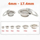 4mm - 17mm Stainless Steel Metal Eyelet With Washer Leather Craft Repair Grommet