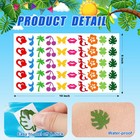 Tanning Sunbathing Stickers  500pcs Self Adhesive Removable Body Multicolor