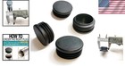 4-pack 1 5  Round Plastic End Caps For Tubing   Furniture