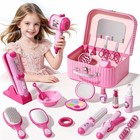 Pretend Hair Salon Playset For Kids 3-8  Makeup Kit With Sound   Lights  Role Pl