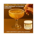 Gold Glitter For Cocktails   Cakes  Brighten Any Dessert Creation