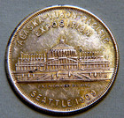 Rare 1909 Alaska Yukon Pacific Exposition So Called Dollar Token -   1036