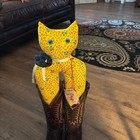 Calico Critters Puss In Boots Fabric Cat Boot D  cor 1982 Vintage 21 1 2  Long