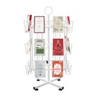 3tier 24 Pocket 360   Rotating Greeting Card Rack Retail Display Post Card Rack