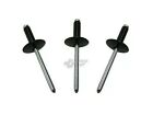 Large Head Black Rivets Pop Rivet 100 Ct  3 16  Racing Fastener Imca Usmts