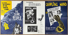 The Crawling Hand And Slime People Robert Hutton Double Bill Horror Pressbook