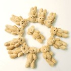 12pcs lot 5 1 Inchs Brown Jointed Bears Bouquet Diy Bear Stuffed Plush Toy Doll
